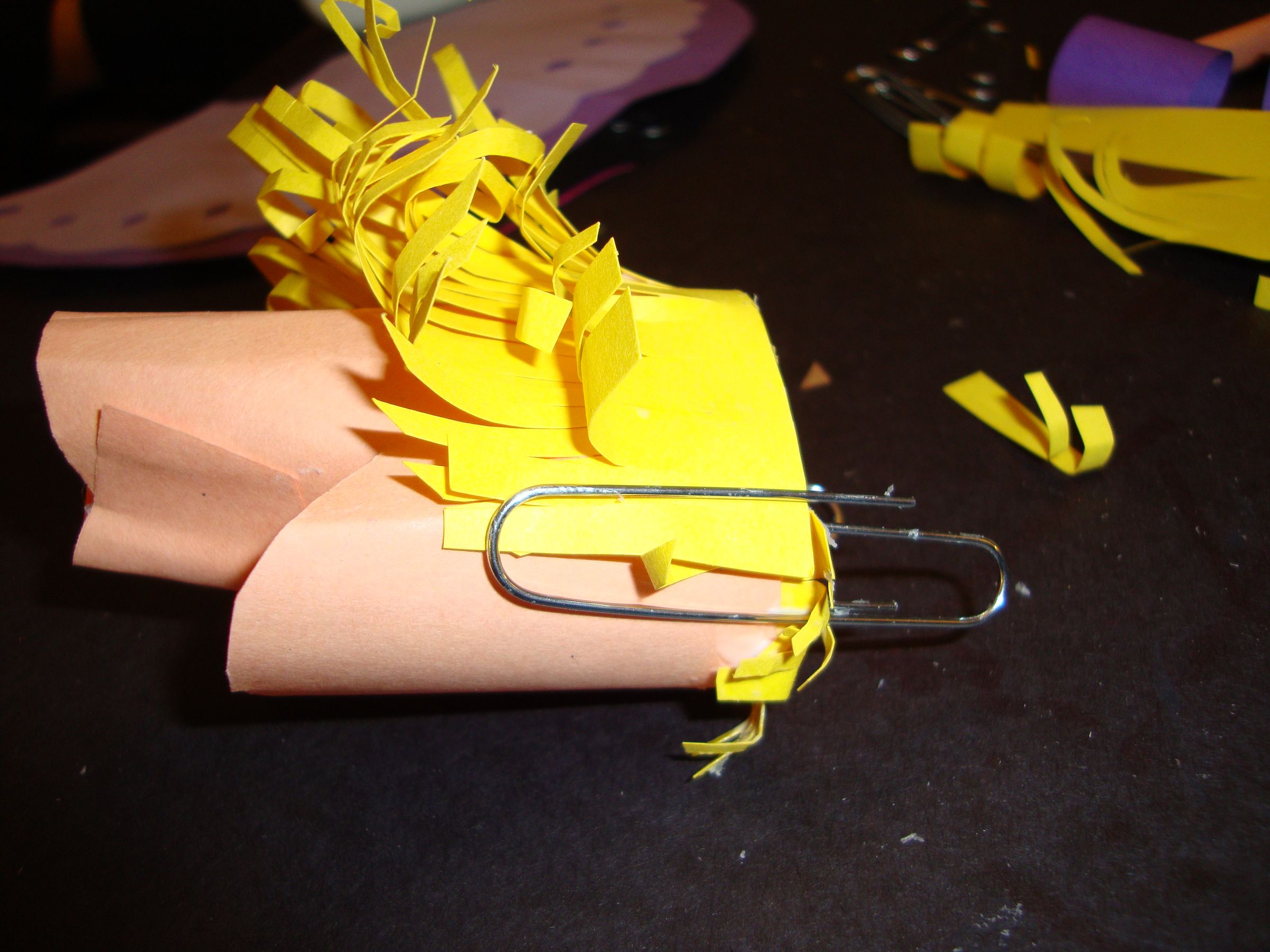 Goldie Locks (Little Girl) Paper Craft (Easy) 14 Steps (with Pictures