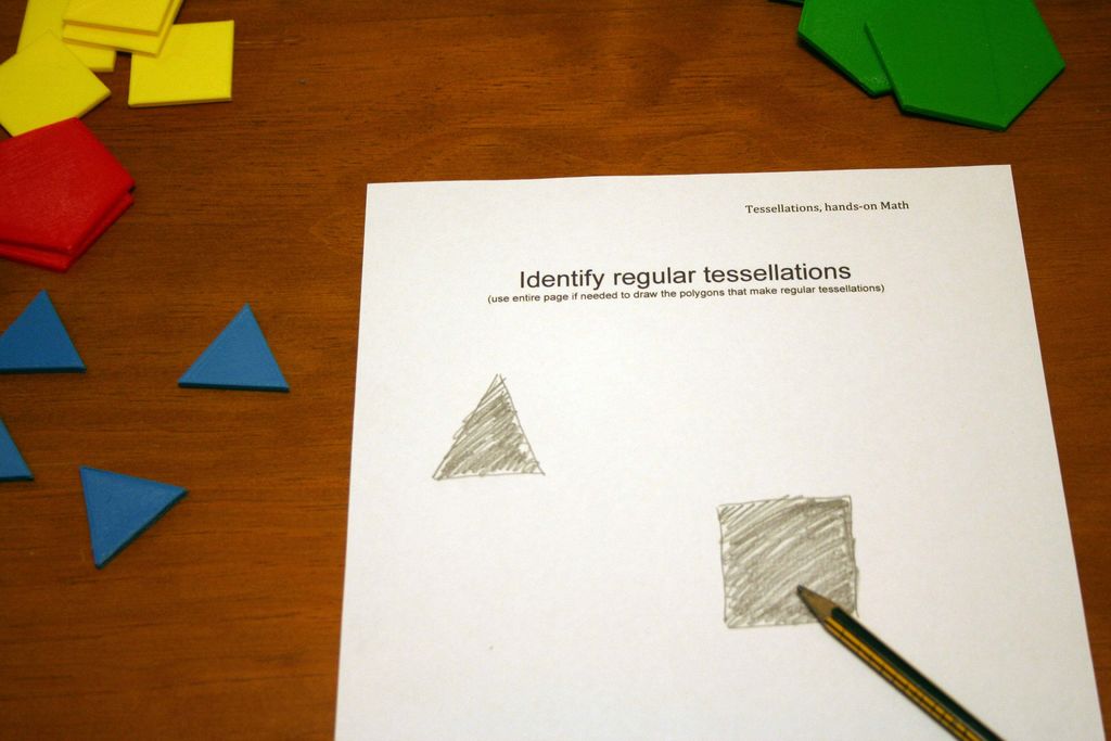 tessellations hands on math 12 steps with pictures