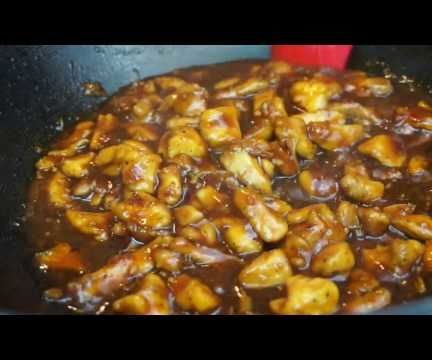 Easy Bourbon Chicken