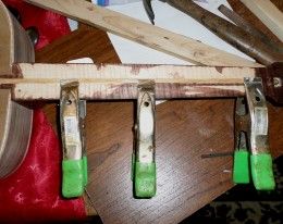 Attaching the Fret Board 