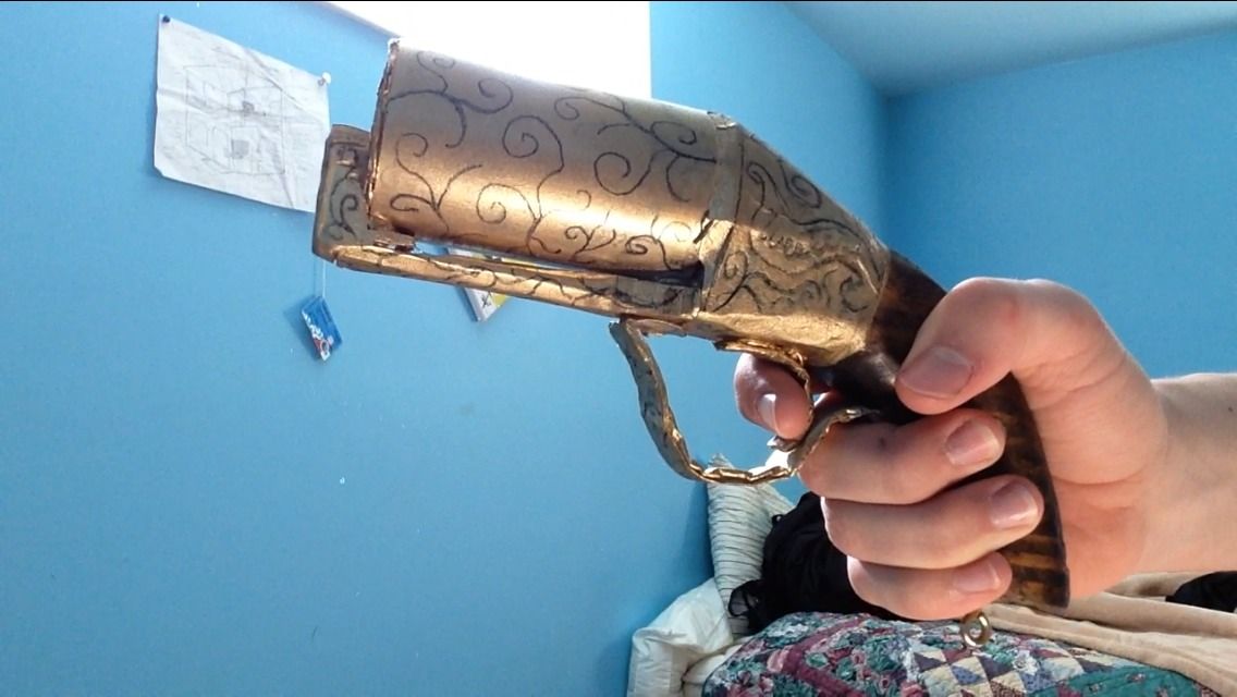 How to Make a Wooden "Pepperbox" Pistol Replica