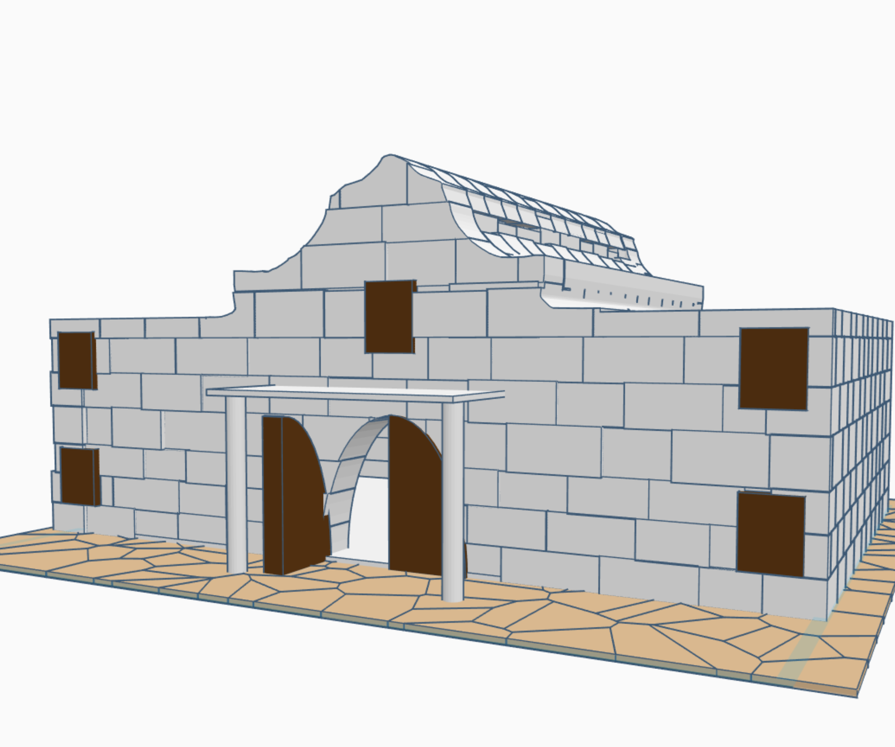 Alamo Sandstone Random Ledger Panel | Floor and Decor, image size:1812x1512