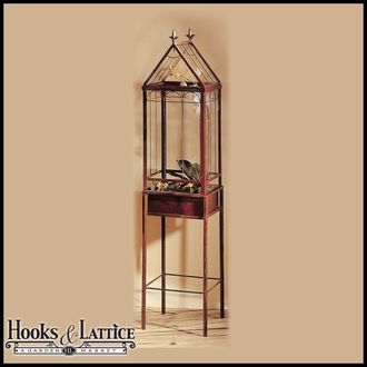 The Leaded Glass Terrariums Are the New Trend in Home Decoration