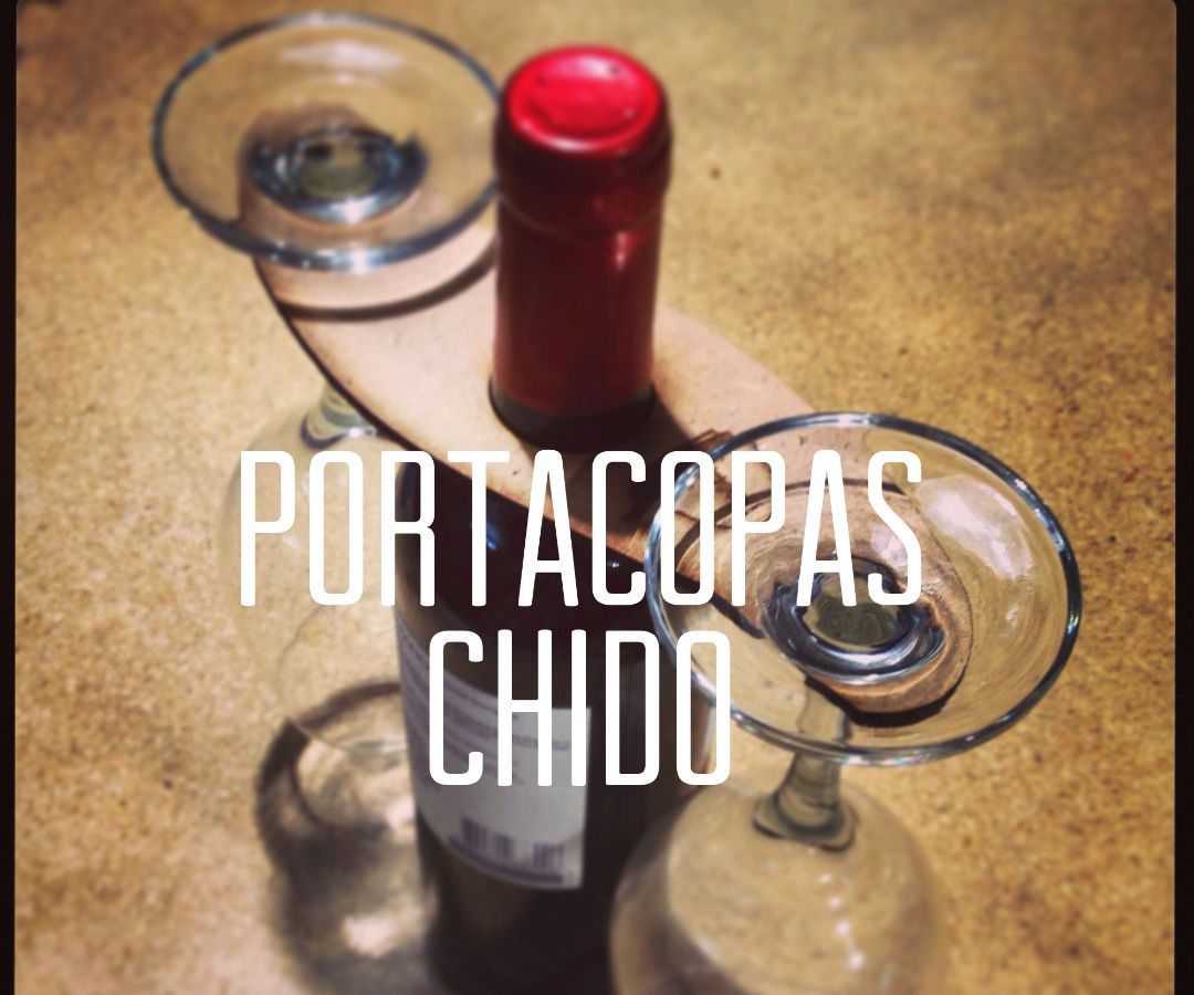 Portacopas De Vino Chido