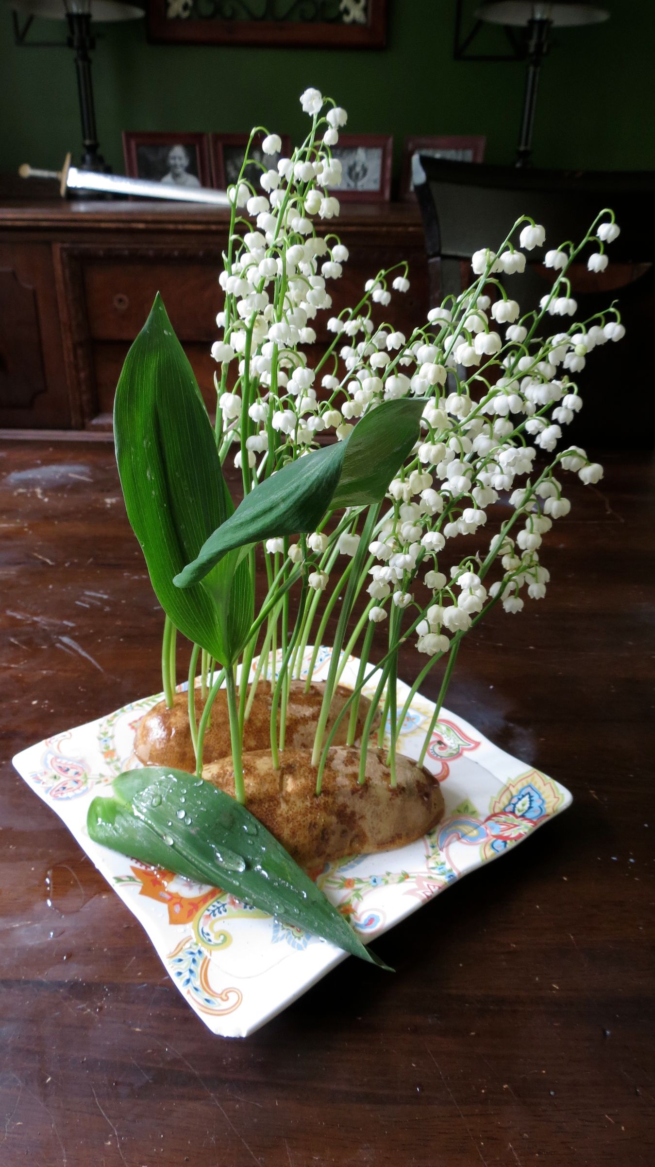 Potato Flower Arranging