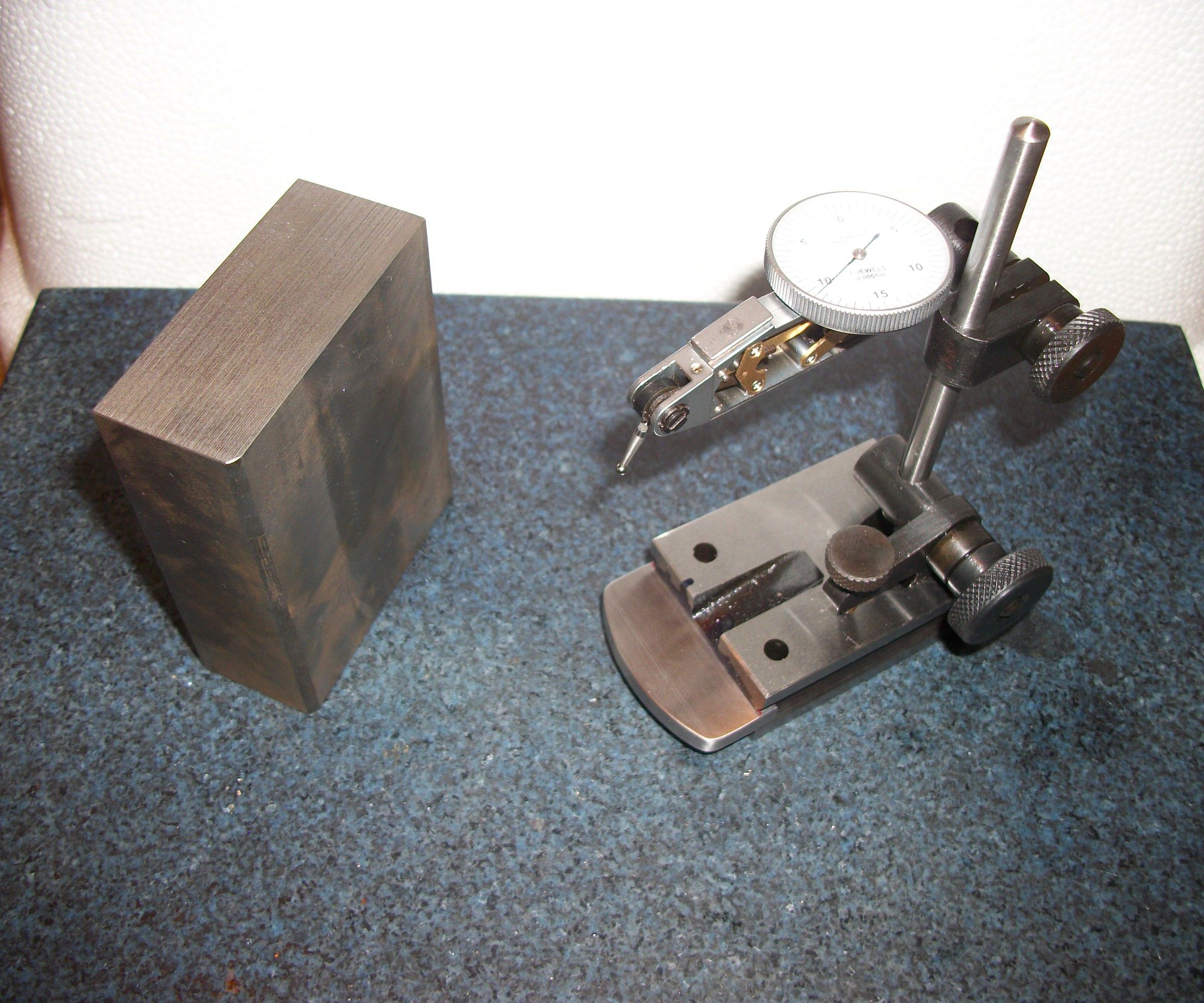 Modifying a Surface Gauge for Squareness Measuring