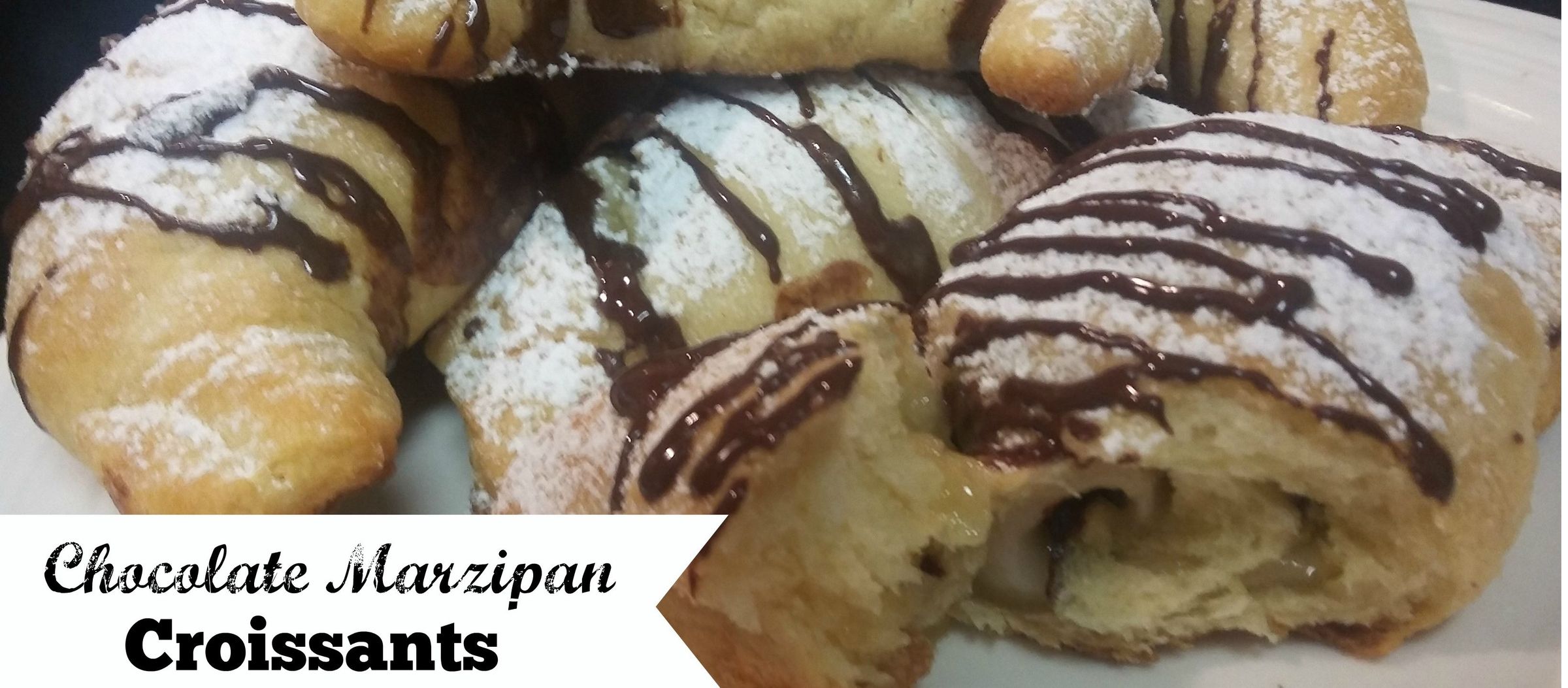 Chocolate Marzipan Croissants