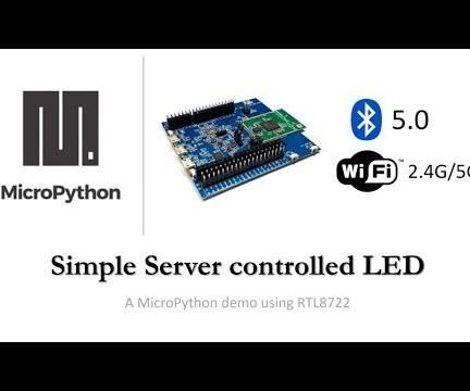 Simple Server Controlled LED -- MicroPython With Ameba