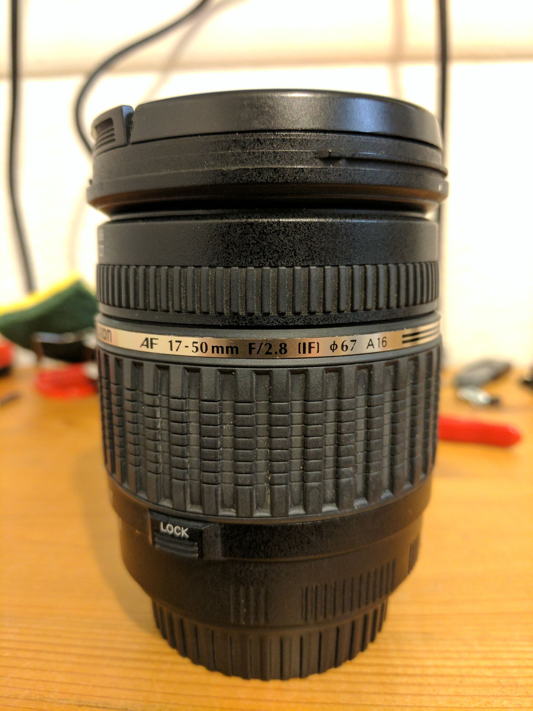 How to Fix Stuck Zoom Ring on a Tamron 1750 2.8 Non VC Canon Lens 7