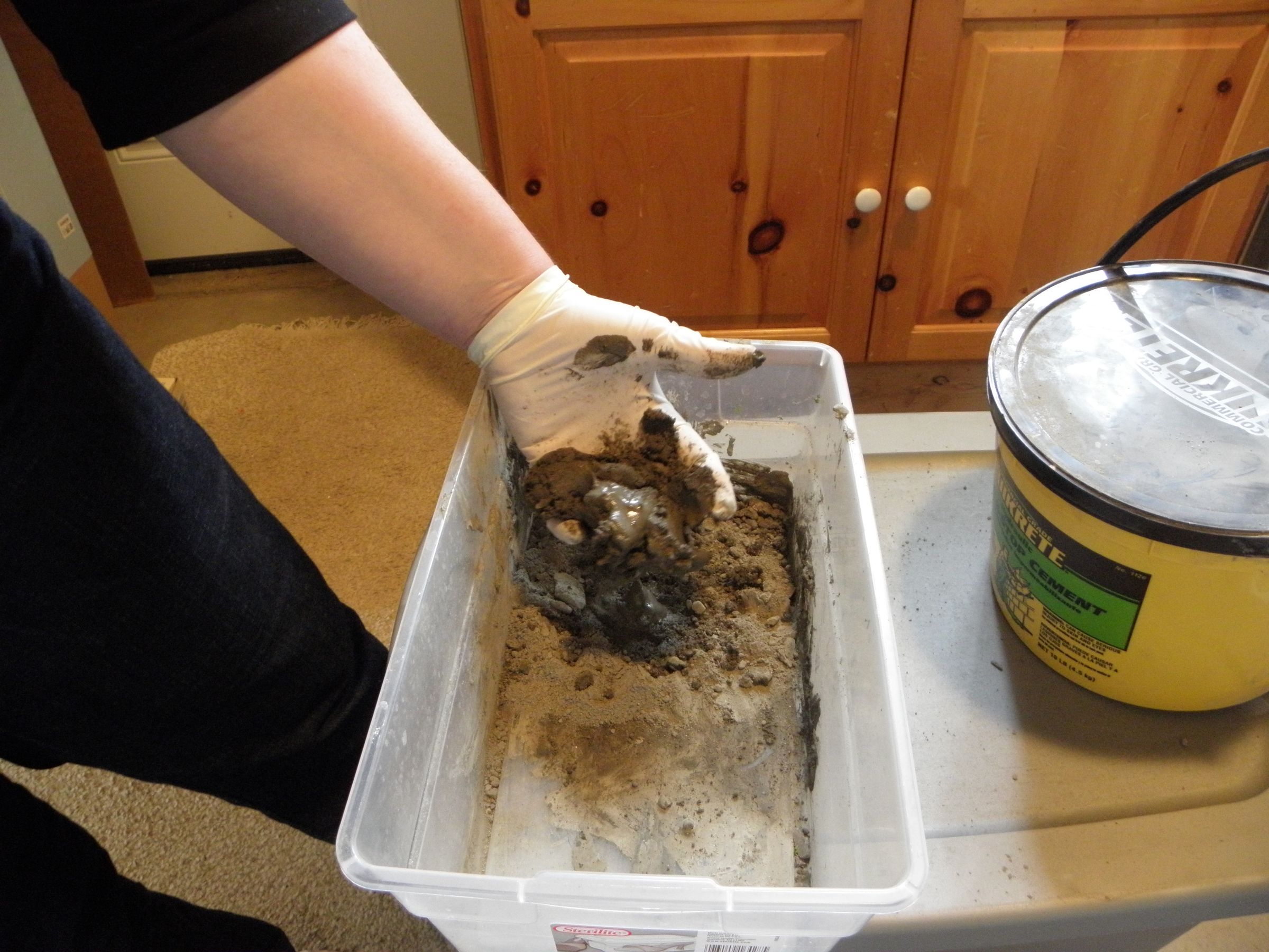 How to Mix Hydraulic Cement for Sculpting 5 Steps Instructables