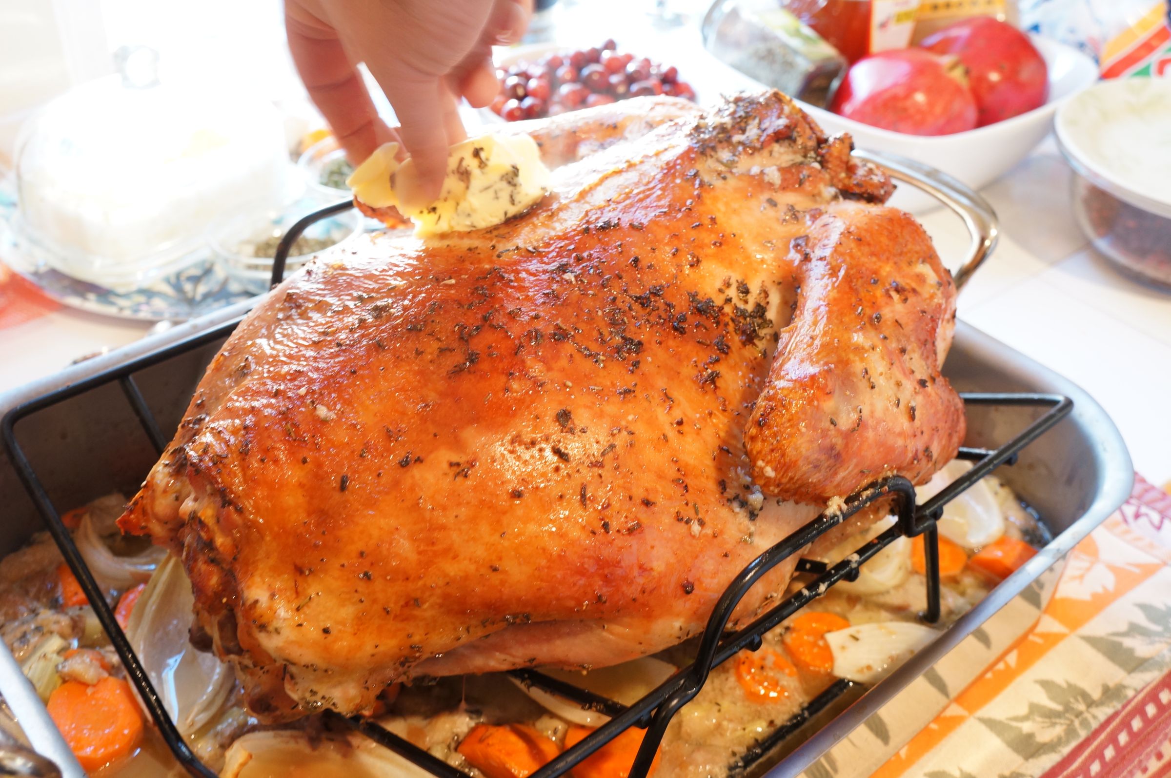 Butter Infused Pomegranate Glazed Turkey 15 Steps (with Pictures