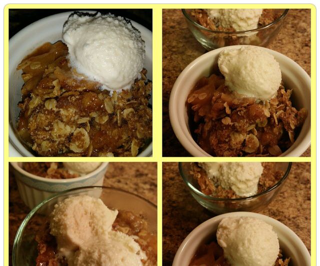 Lazy Baker’s Tipsy Bourbon Apple Crisp