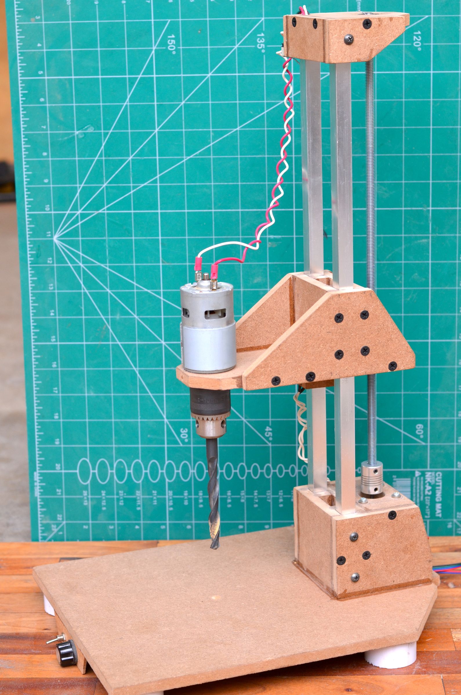 DIY SemiAutomatic Drill Press 12 Steps (with Pictures) Instructables