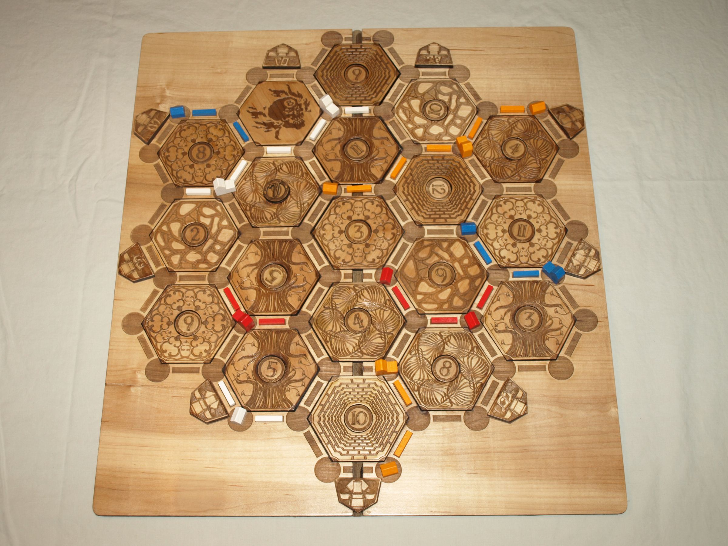Custom Laser Cut Catan Board Instructables