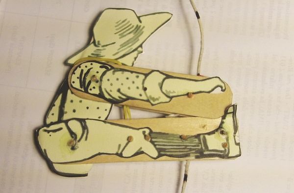 Single String Vintage TOY CLIMBER.