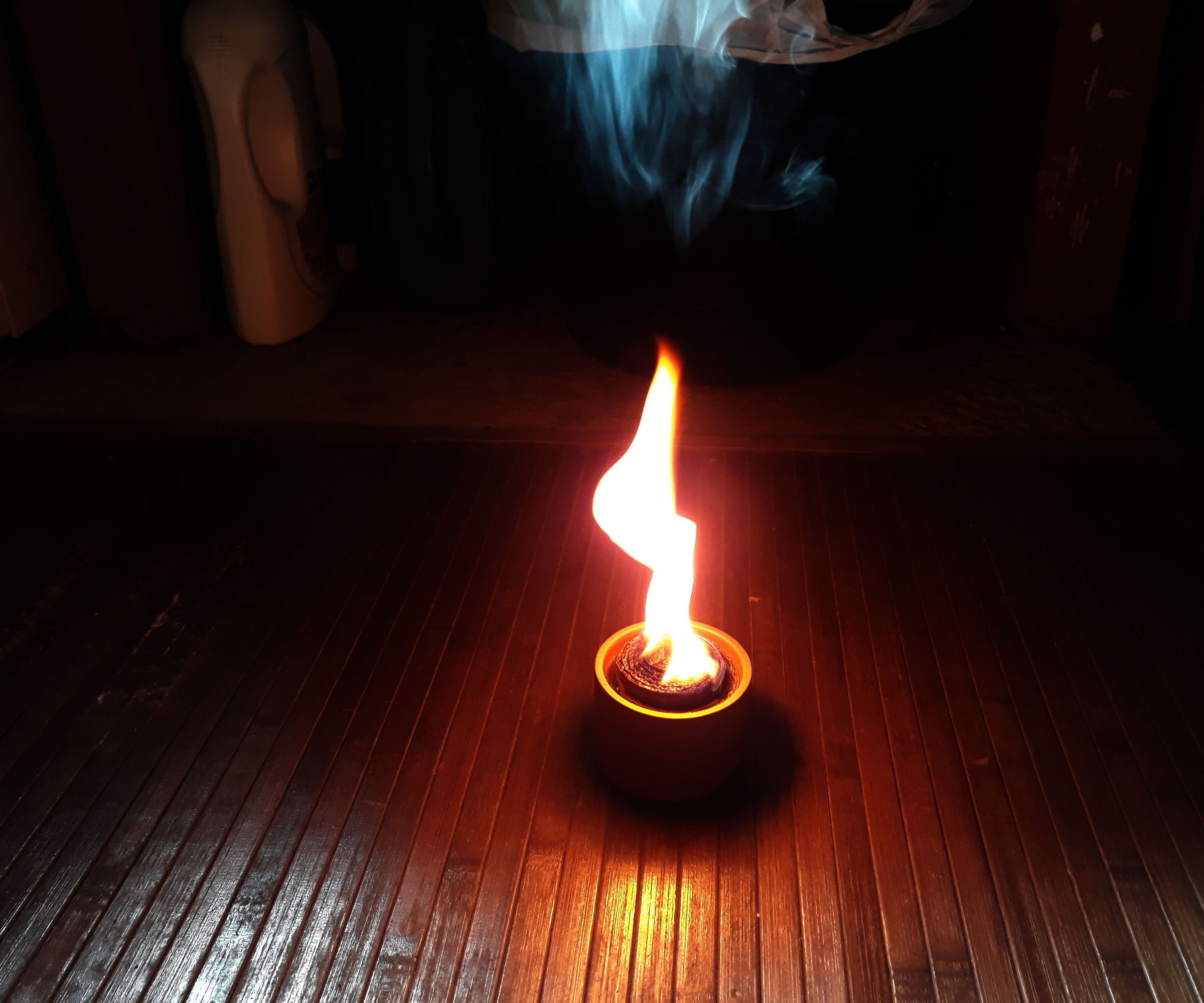 Cardboard Camping Furnace