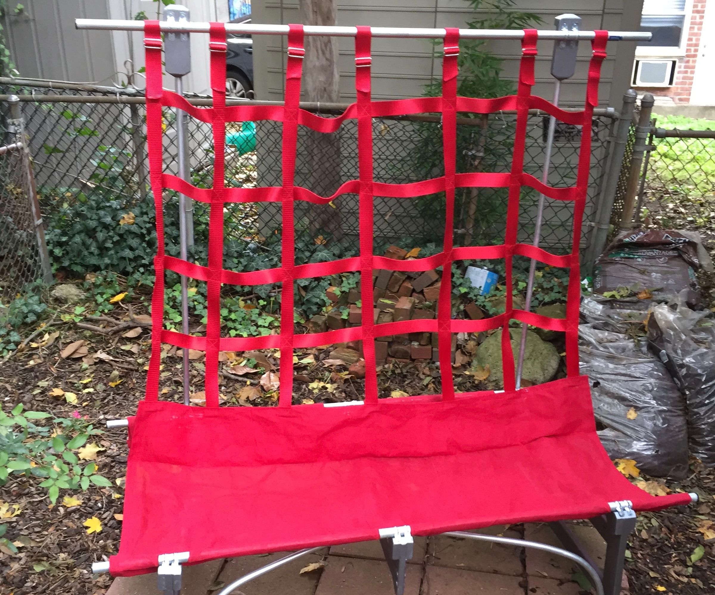 DIY Cargo Plane Troop Seat Couch