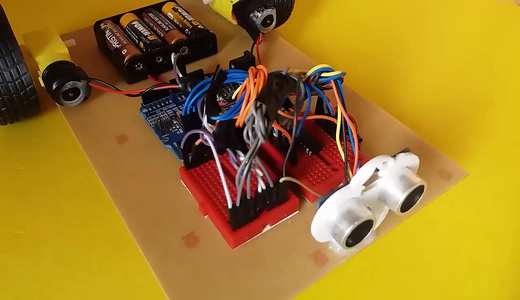Arduino - Obstacle Avoiding Robot (with L293D) : 11 Steps (with ...