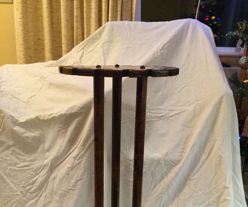 A Fishing Pole Stand