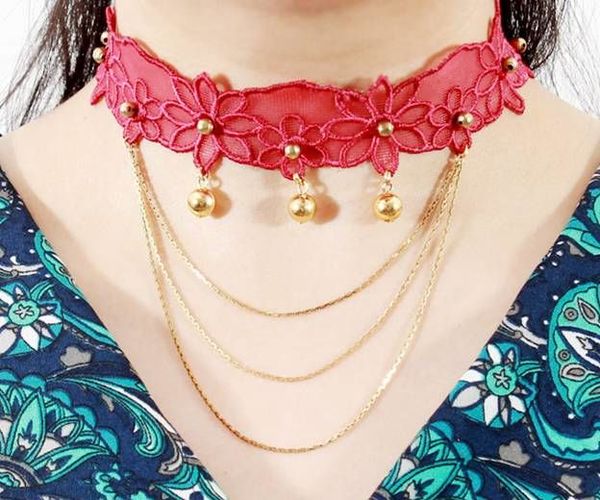 How to Make High Toned Lace Choker