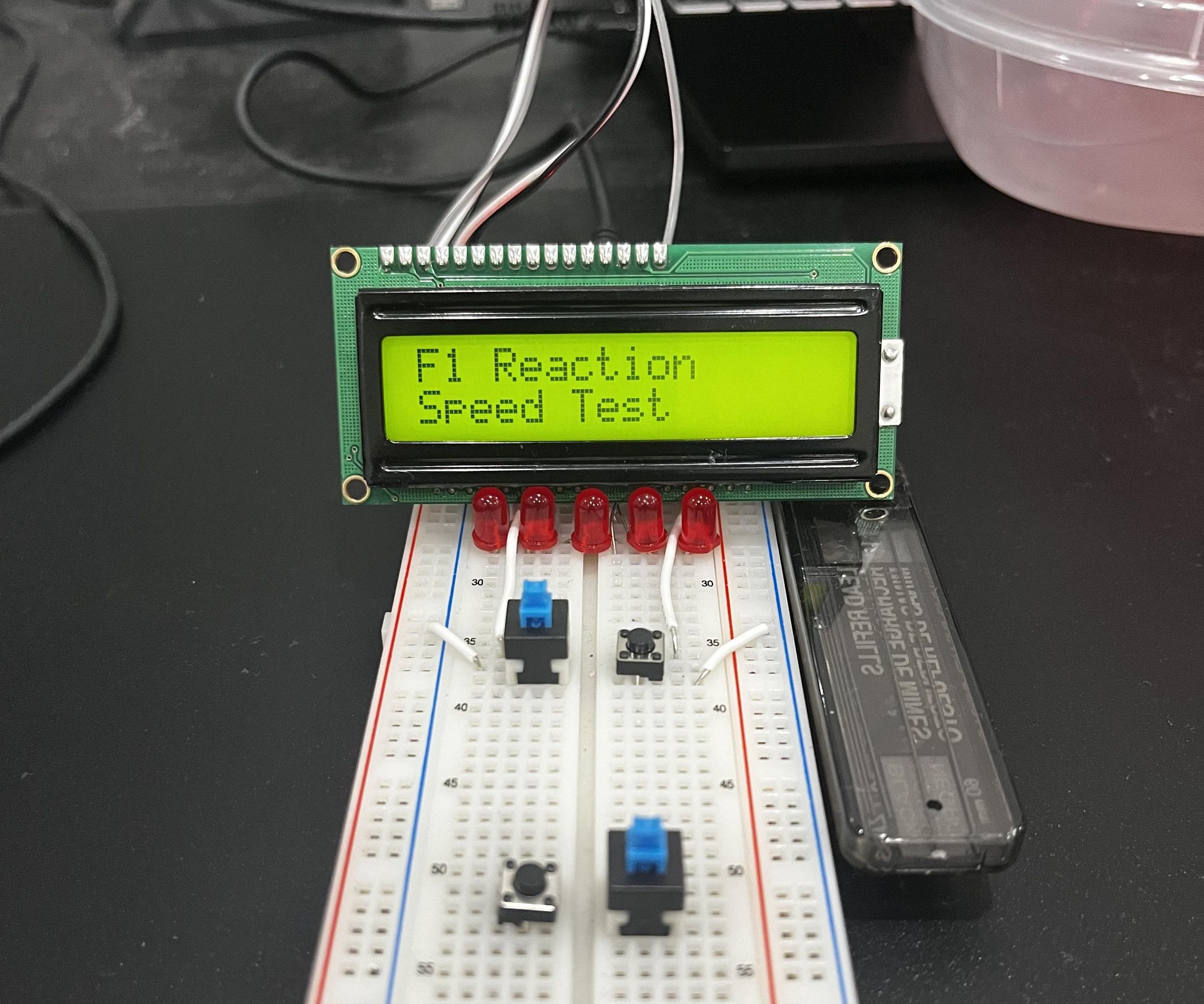 F1 Reaction Speed Test