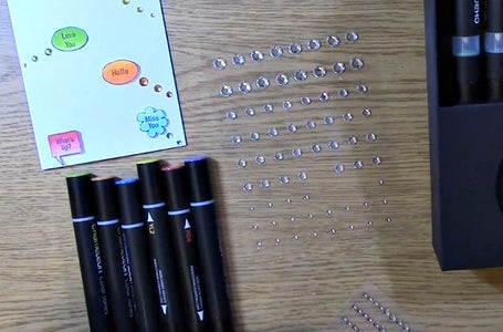 Get Out Your Chameleon Pens / Markers and Rhinestones