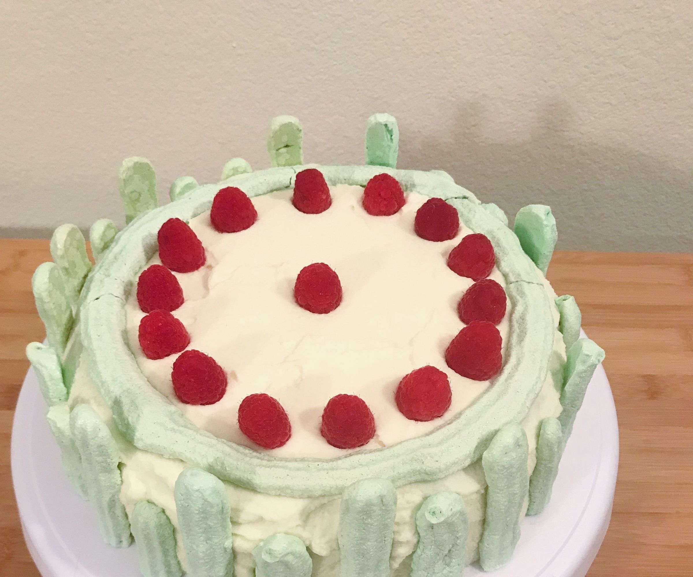 Springtime Raspberry Cake 