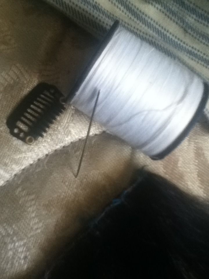Sewing A Clip To An Extension