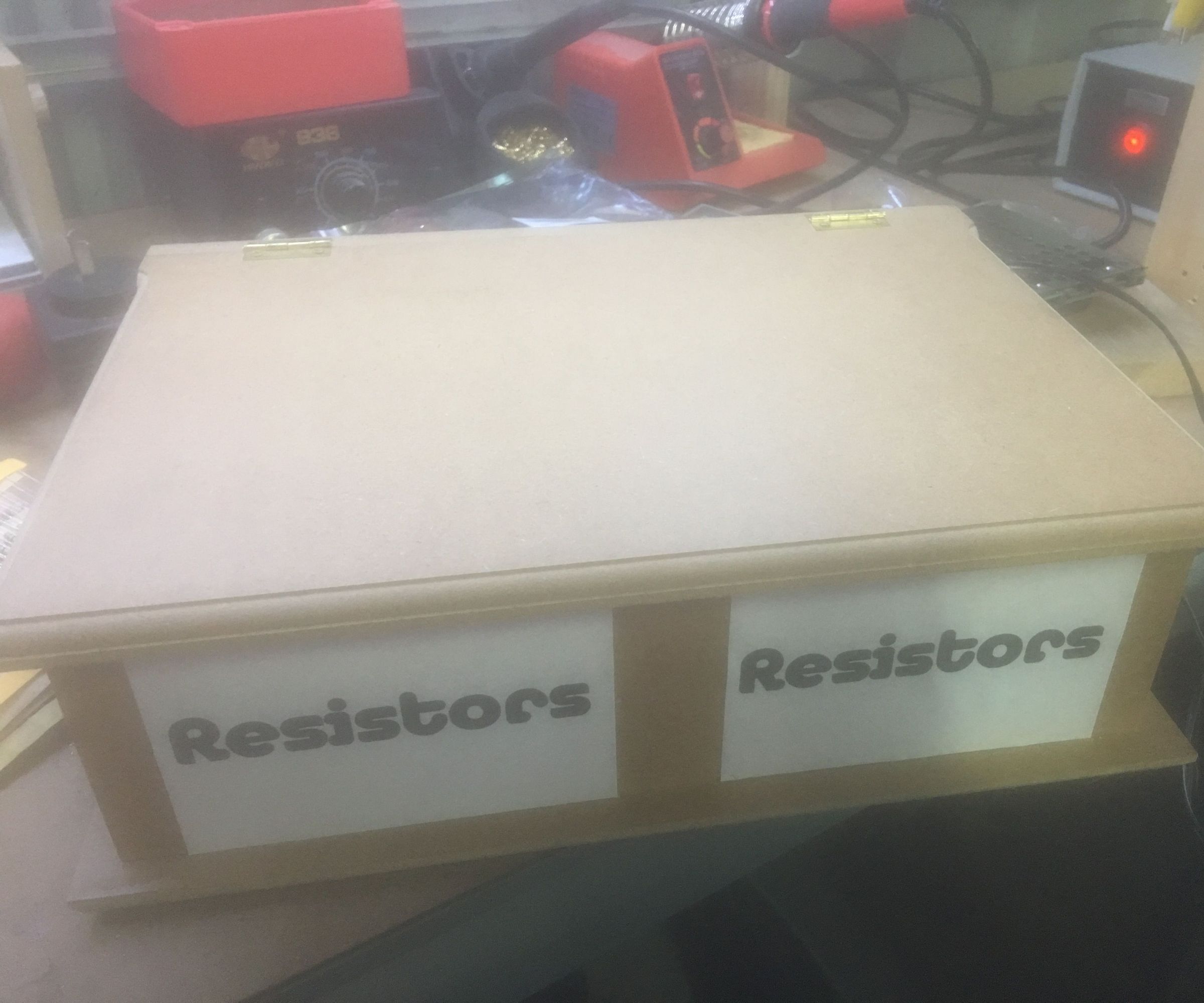 Resistor Storage (A Home for Ohms)