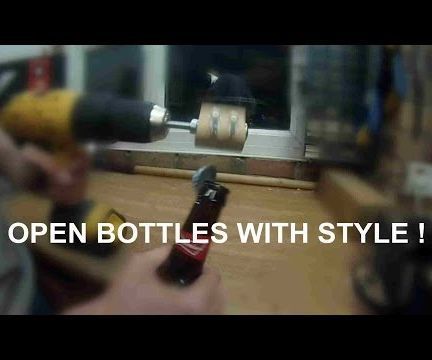 Drill Powered Bottle Opener