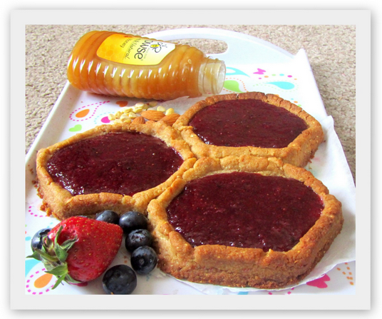 Honeycomb Berry Nut Cookies