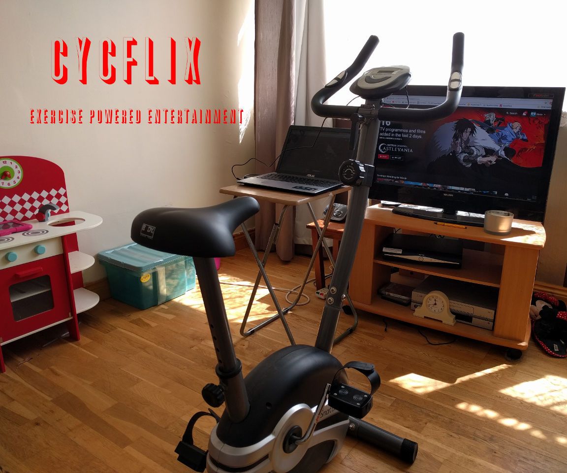 Cycflix: Exercise Powered Entertainment