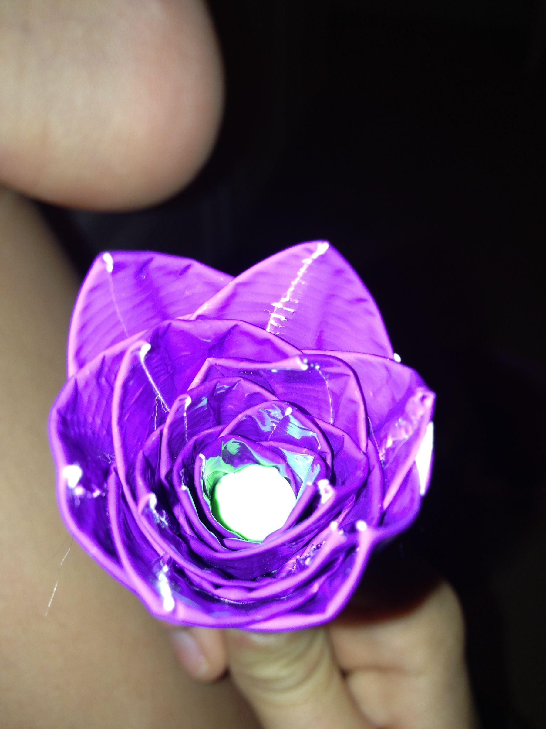 DIY Duct Tape Flower 5 Steps Instructables