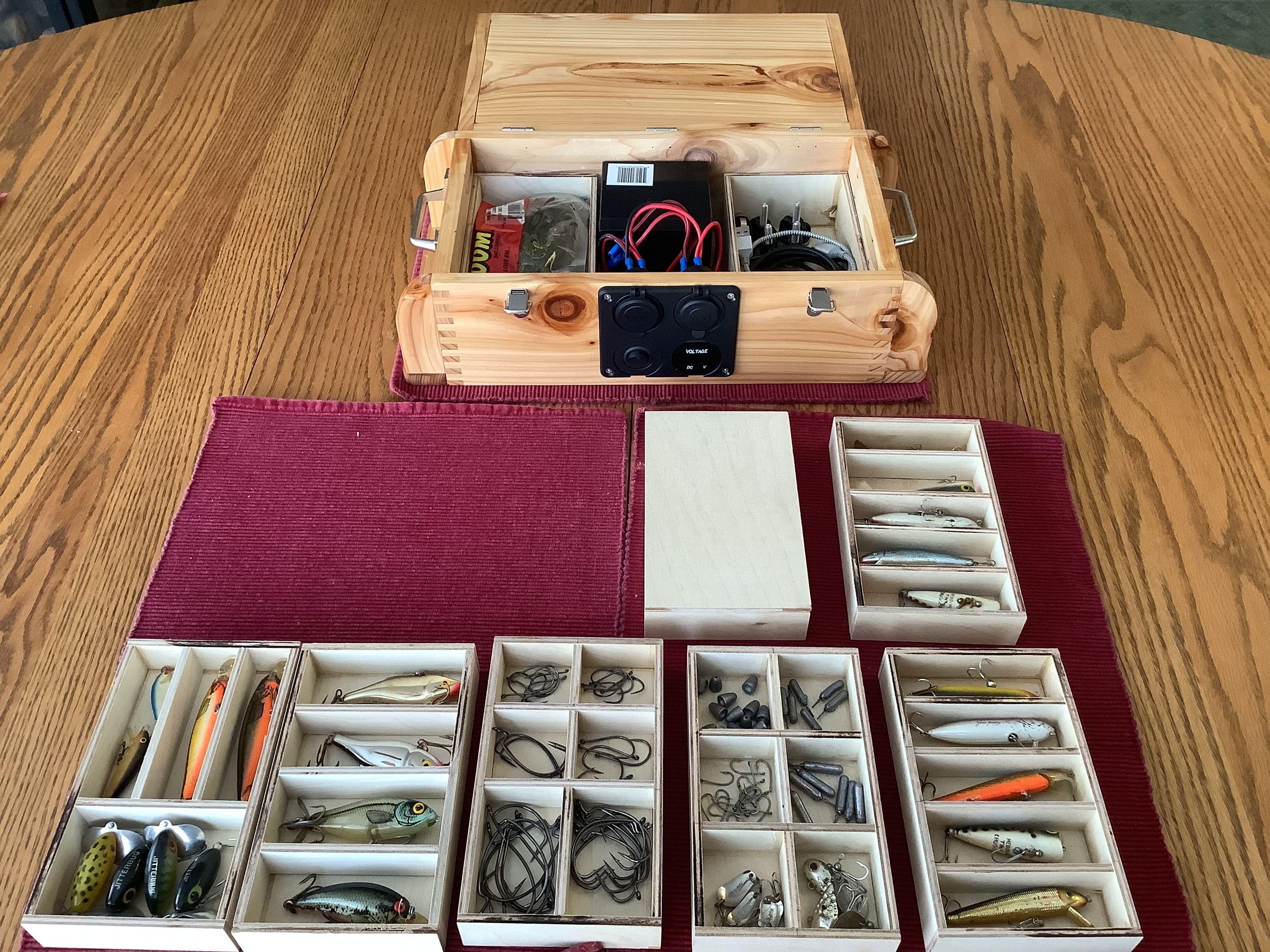 Cedar Power/Tackle Box for Kayak Fishing 14 Steps (with Pictures