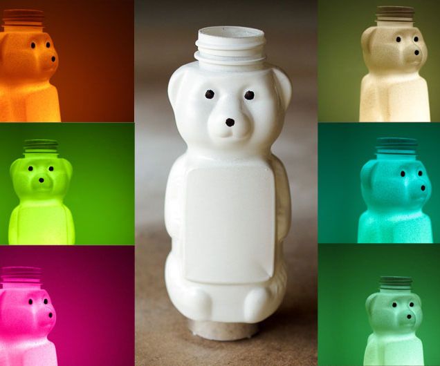 Gummy Bear Night Light With Color Changing LED