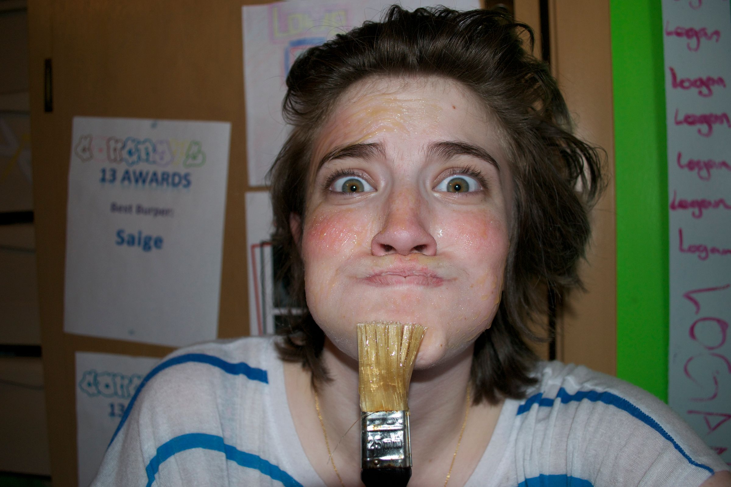 Face mask with Honey and all natural things.