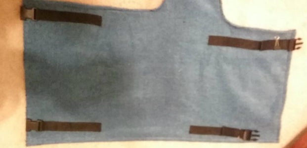 Cutting the Straps and Sewing Them in Place