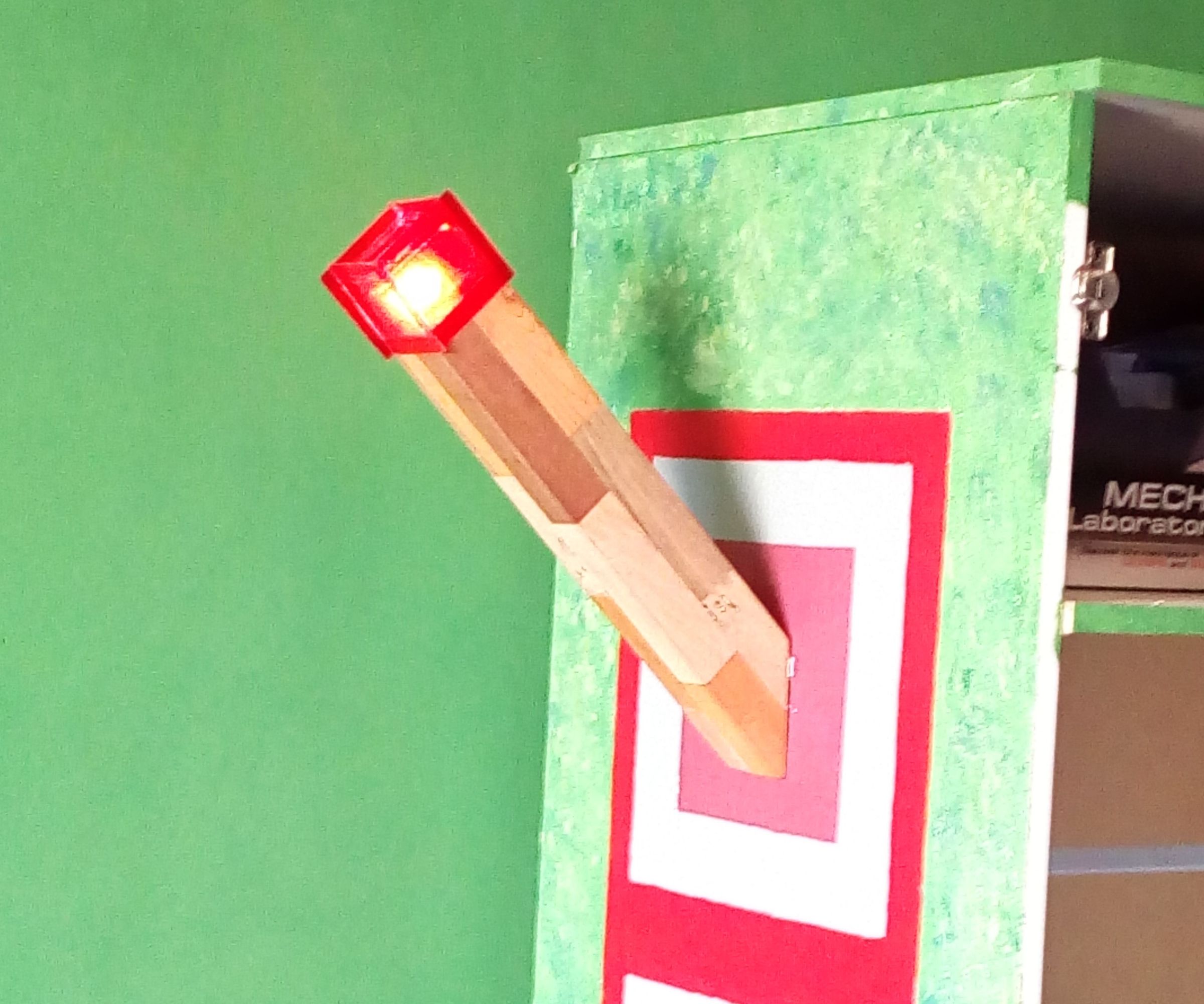 Portable Minecraft Torch