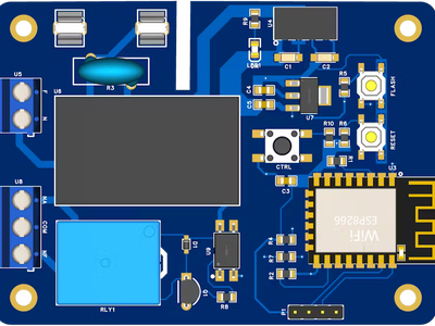 PCB Board Home Automation With ESP8266