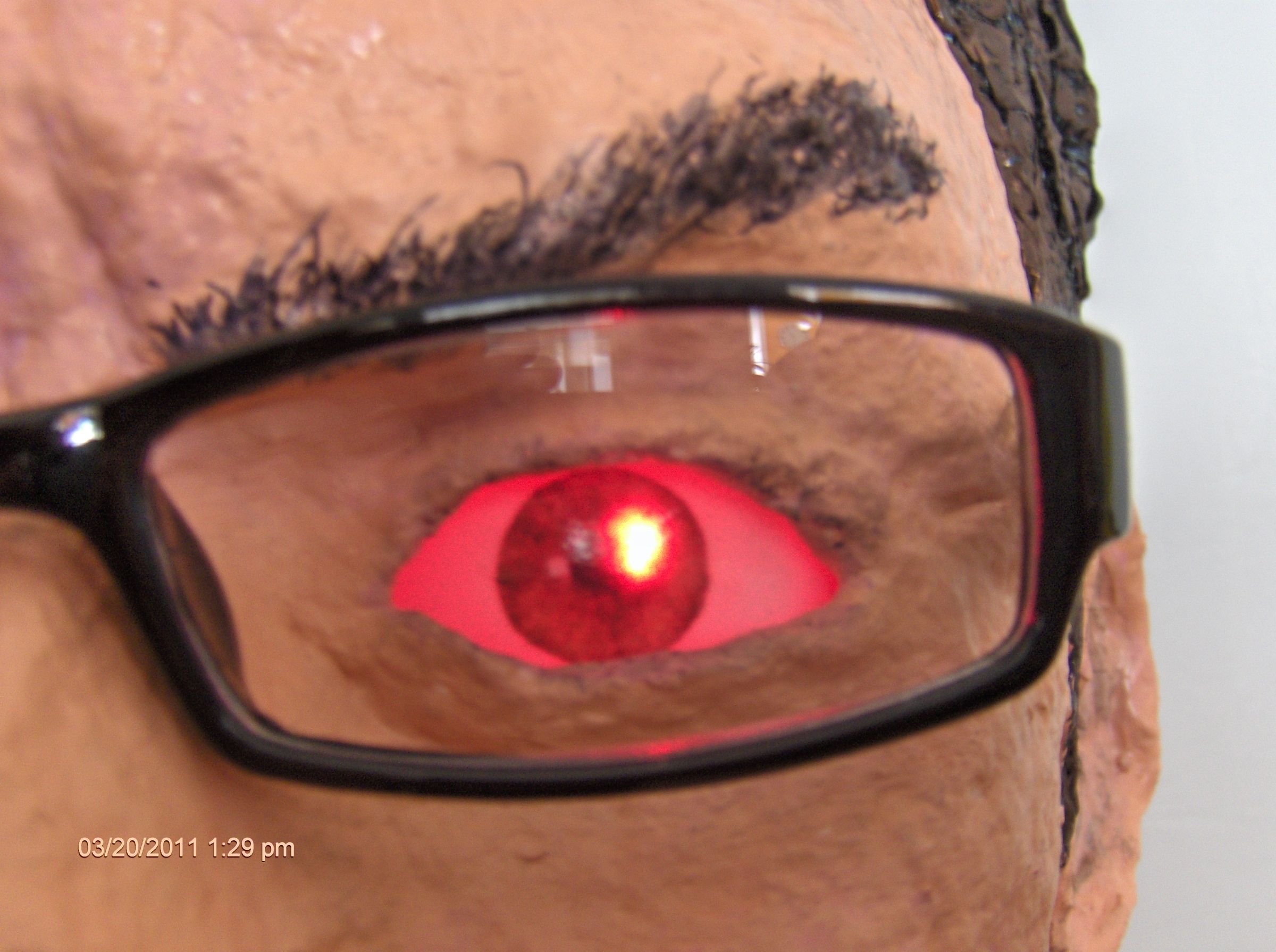 Charlie Sheen's Warlock Laser Eyes