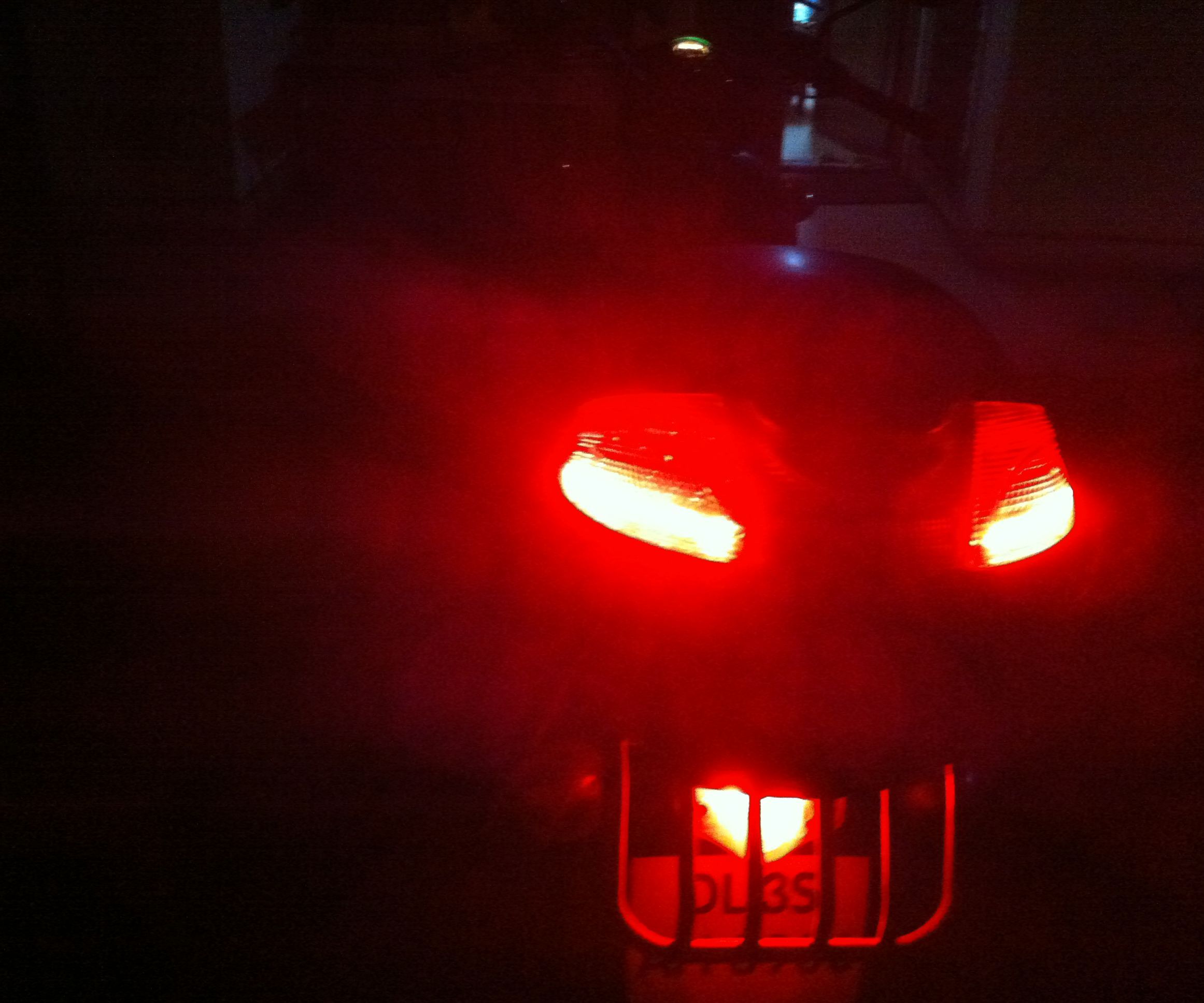 Bright and Visible Tail Lights for Foggy Days