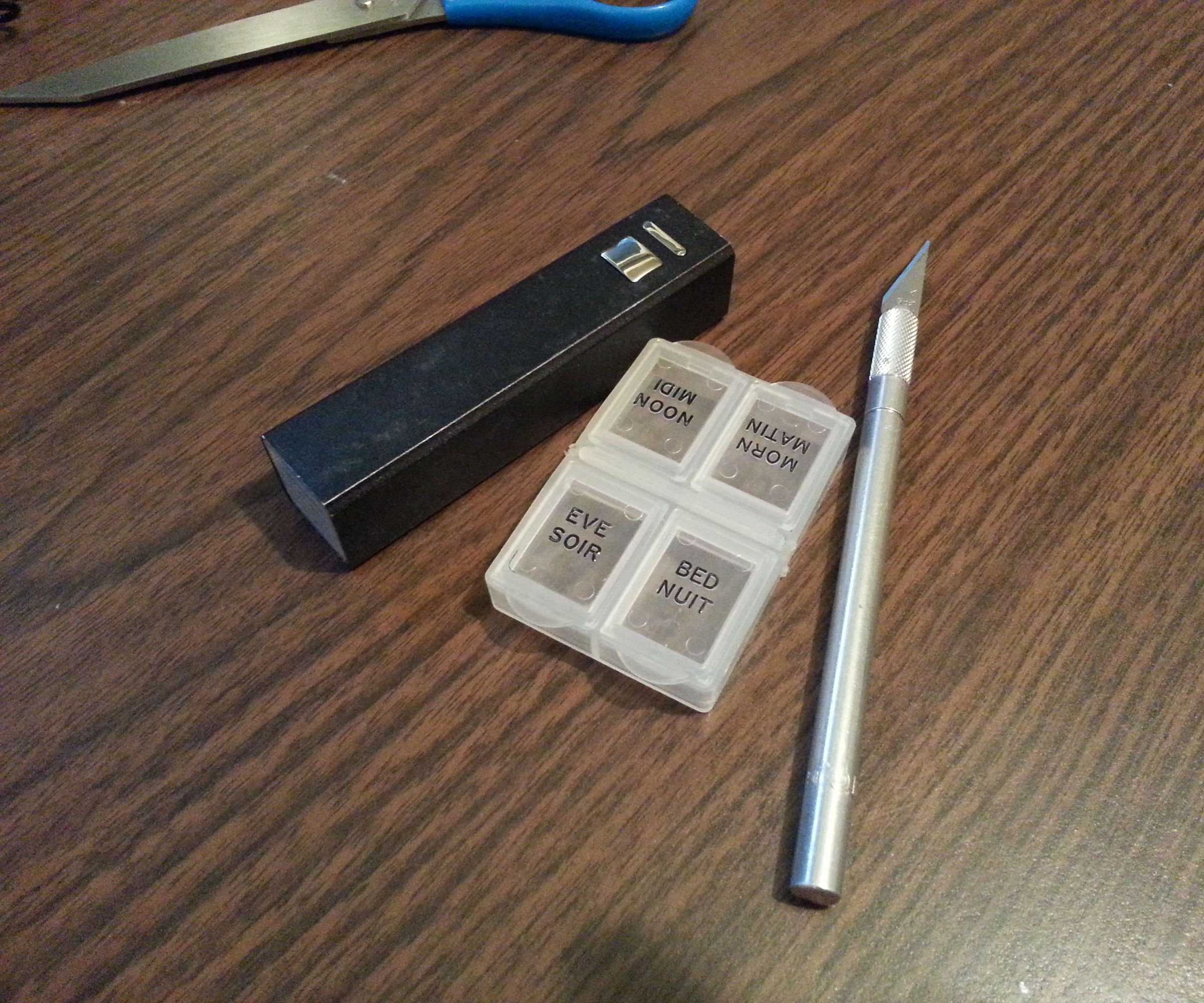 Button Cover for Portable Phone Charger