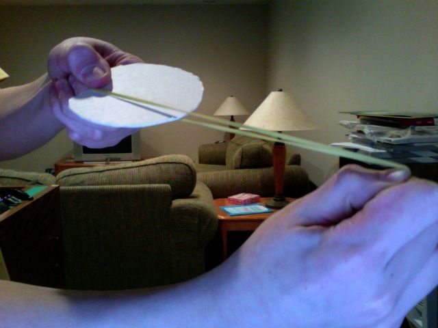 Cardboard Disk Shooter