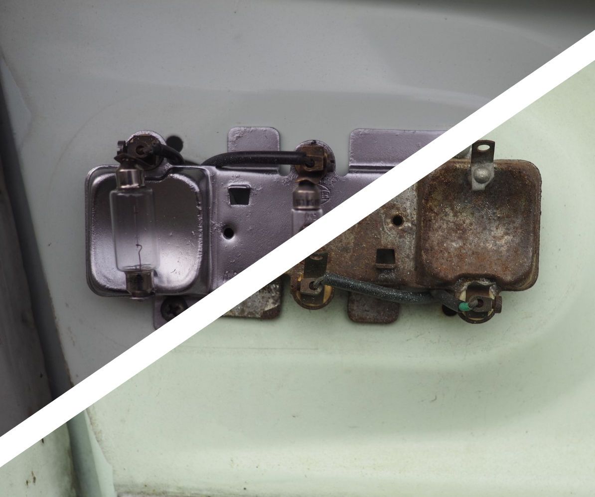 Fix the Reflective Layer on a Rear Light