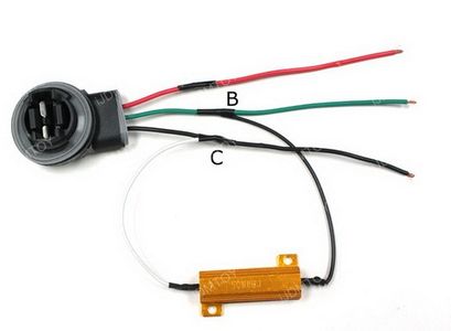 How to Install Load Resistors for LED Turn Signal Lights : 6 Steps ...