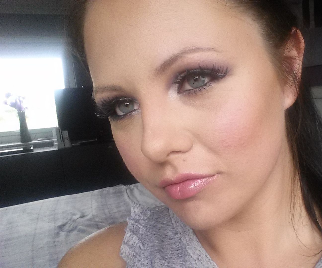 Night Out Make Up Purple Eyes