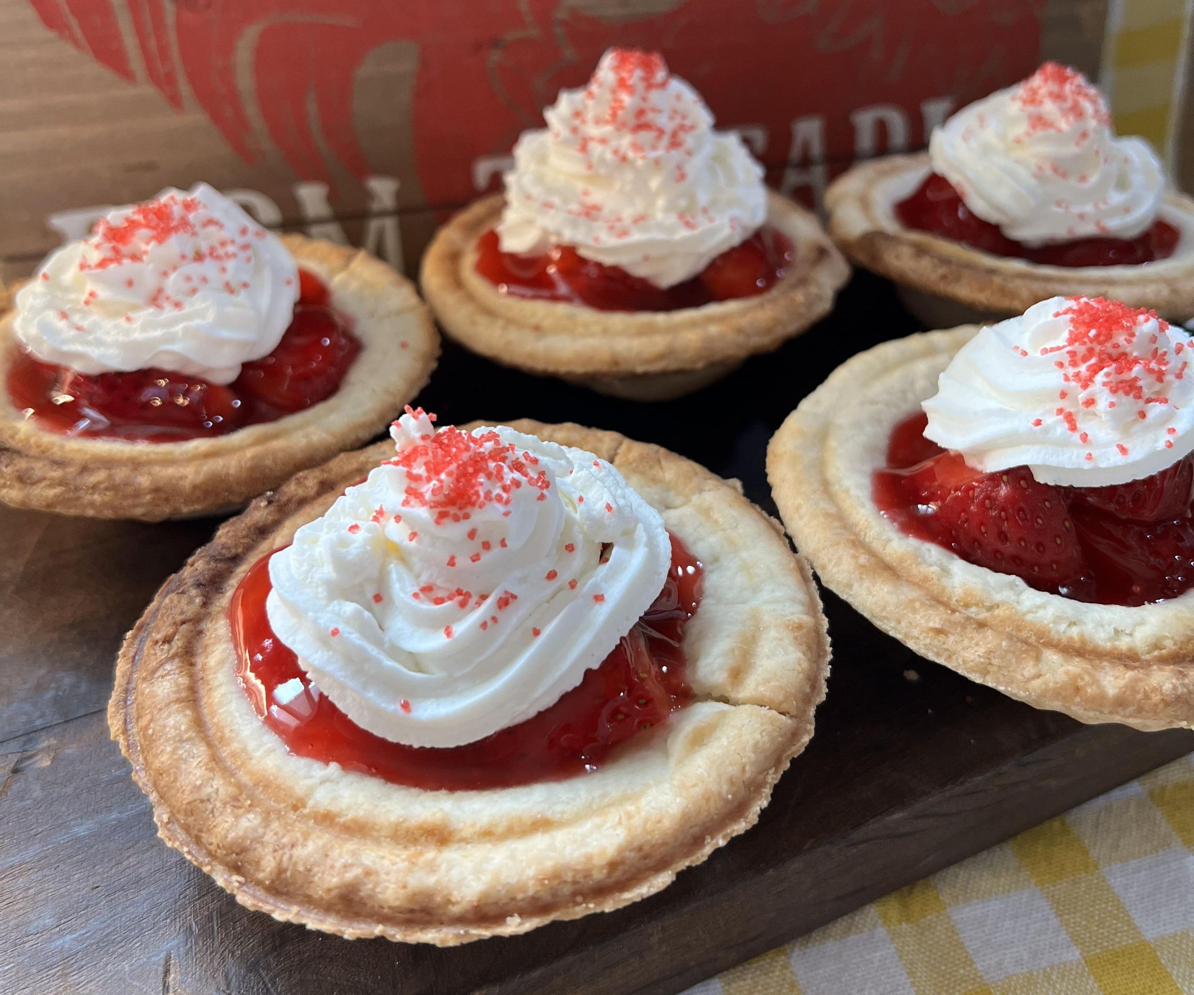 Summery Strawberry Mini Pies