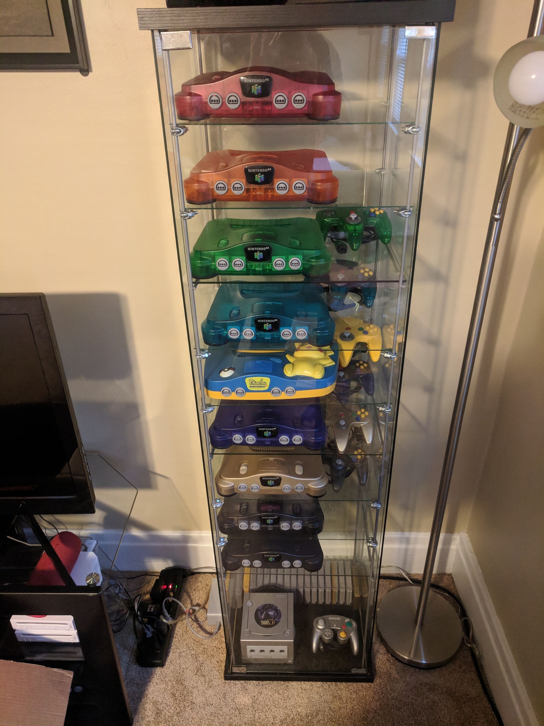 N64 Ikea Detlof Display Cabinet - Extra Shelves : 5 Steps