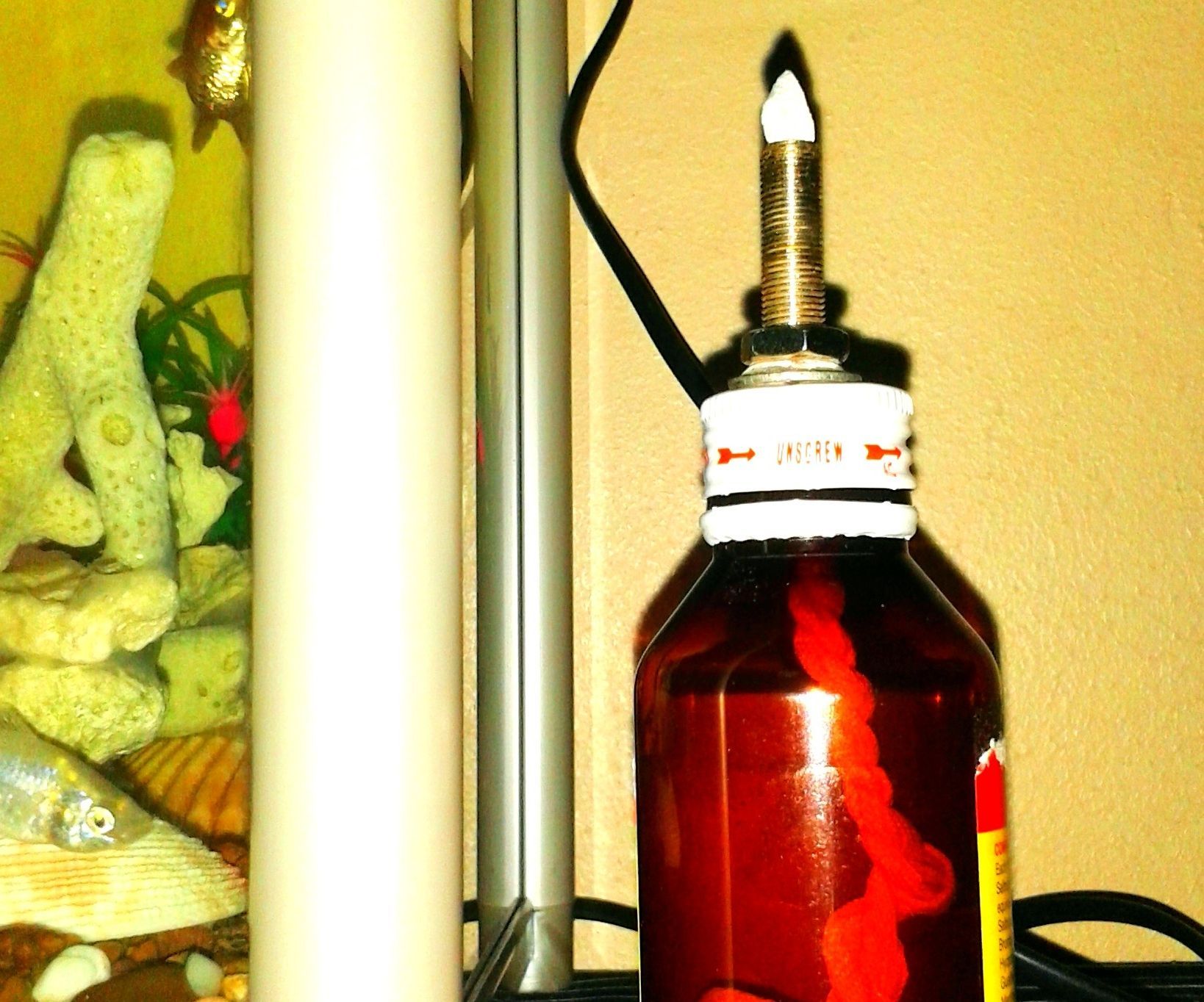 DIY: Bicycle Tube Nozzle Lamp