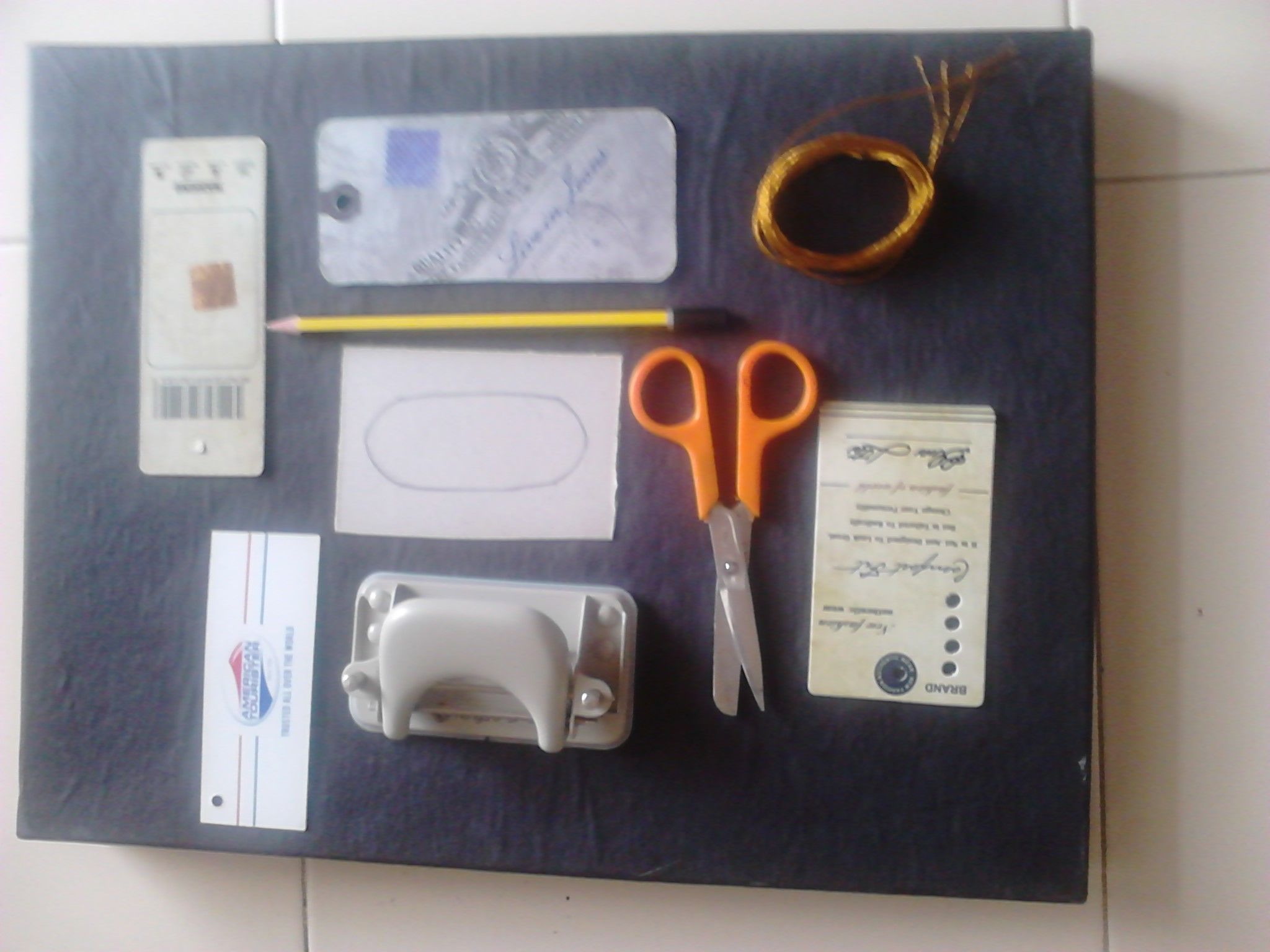 Cardboard Tatting Shuttle 6 Steps Instructables